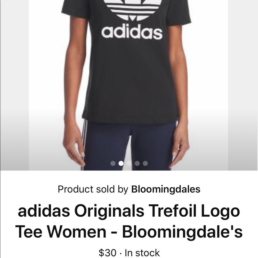 Adidas Basic Trefoil Tee Black- M - image 8
